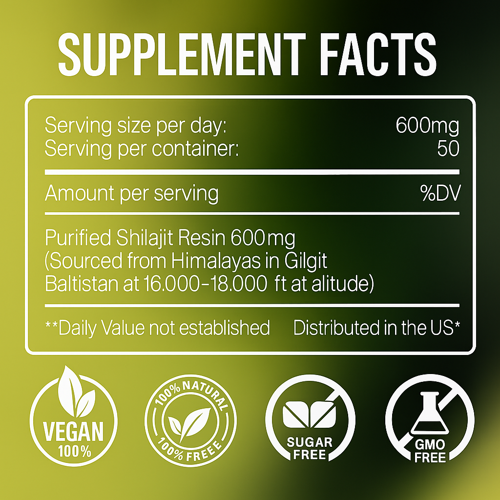 Brelixa™  Pure Shilajit Resin